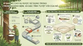 Vì sao mủ cao su được sử dụng trong ngành nệm, và đặc tính tuyệt vời của nó
