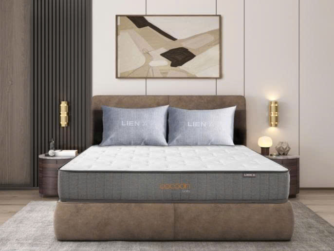 LÒ XO TÚI ĐỘC LẬP LIÊN Á COCOON GREY 25CM
