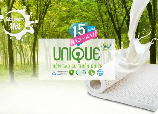 Nệm Cao Su Thiên Nhiên VẠN THÀNH UNIQUE