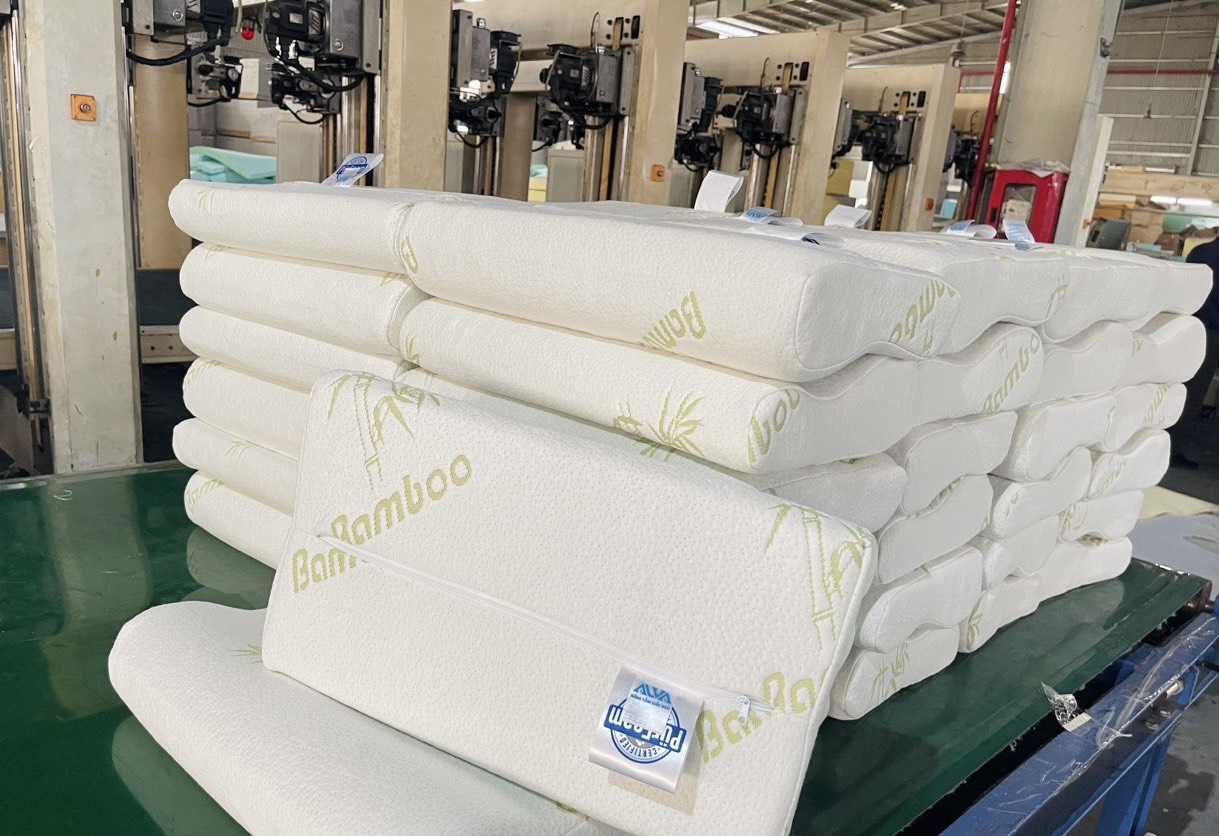 Gối sợi tre cao cấp Bambo xuất khẩu cho Bé